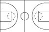 Basketball Court Vector Image