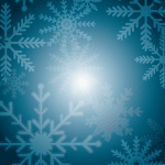 Christmas Snowy Vector Background
