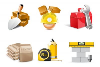 Construction & Building Vector Icons