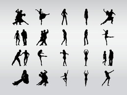 Dancers Silhouettes
