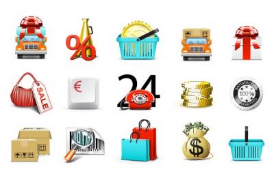 Ecommerce Shopping Vector Icons