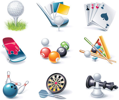 Entertainment Sports Vector Objects