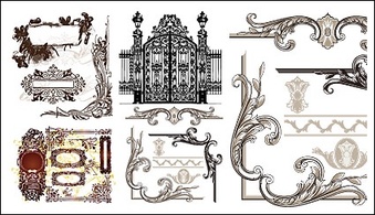 eps format, including jpg preview, keyword: Vector lace, border, European-style lace, ornate lace, practical lace, ...