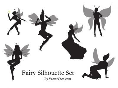 Fairy Silhouette Set