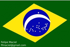 Flag Brazil Crystal clip art