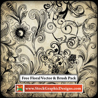 Free Floral Vector Pack