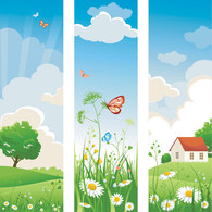Free Stock Summer Banners Vector