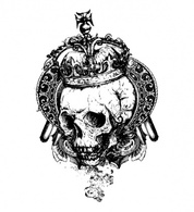 Free Vector Grunge Skull