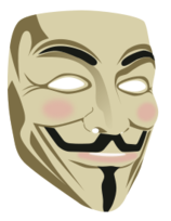Guy Fawkes mask (3d)