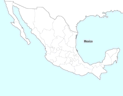 Mexico Map Vector