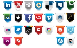 New Social Media Vector Icons