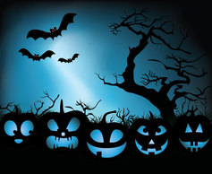 Pumpkin Halloween Vector Illustration