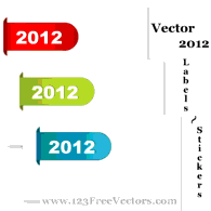 Vector 2012 Labels â€“ Stickers