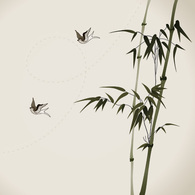 Vector Bamboo Branches Illustration