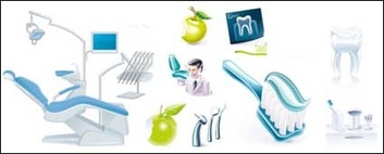 Vector icon about dental surgeon